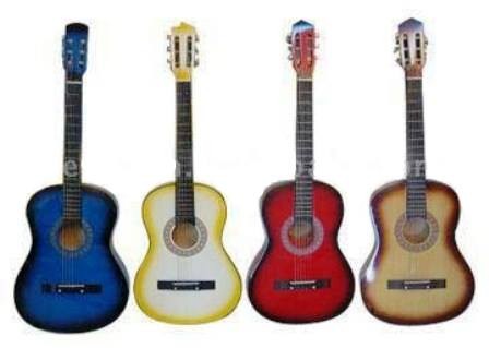 Chitara clasica din lemn pentru copii