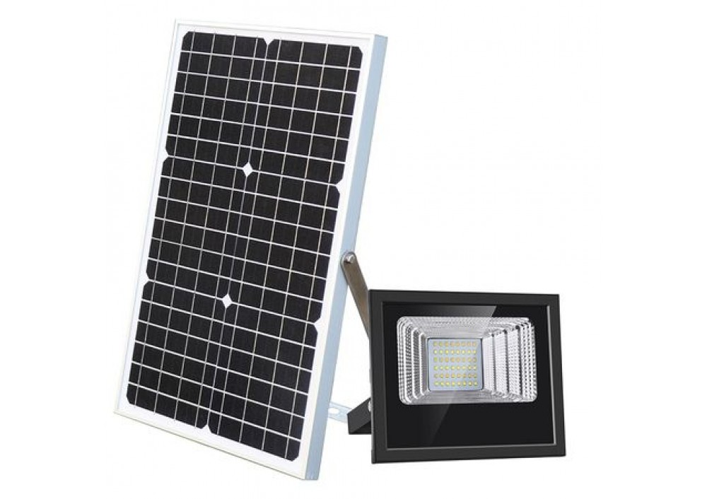 Proiector stradal 100 W, Panou Solar, Telecomanda, IP67