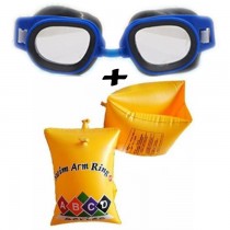 Pachet promotional, ochelari si aripioare de inot pentru copii